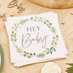 "Hey Baby" Flora Servietter / 16 Stk.