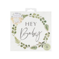 "Hey Baby" Flora Servietter / 16 Stk.