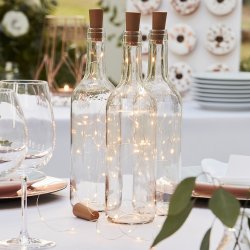 Led Lyskde M. Flaskeprop/ 3 Stk.