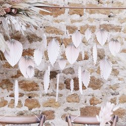 Lyserde Palmeblade Backdrop/ 25 Stk. 