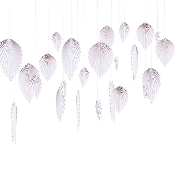 Lyserde Palmeblade Backdrop/ 25 Stk. 