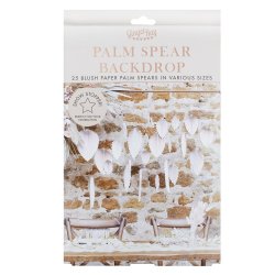 Lyserde Palmeblade Backdrop/ 25 Stk. 