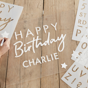 Bogstave Skabelon/ Fest