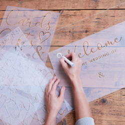 Bogstave Skabelon/ Bryllup