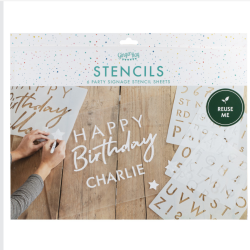 Bogstave Skabelon/ Fest