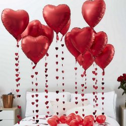 Ballon Dekoration Kit Hjerter 25 Stk.