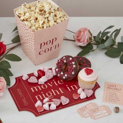 Valentinsdag Movie Night Boks Kit