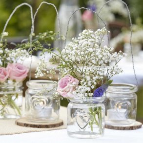 Vaser/Lysestage i Glas 