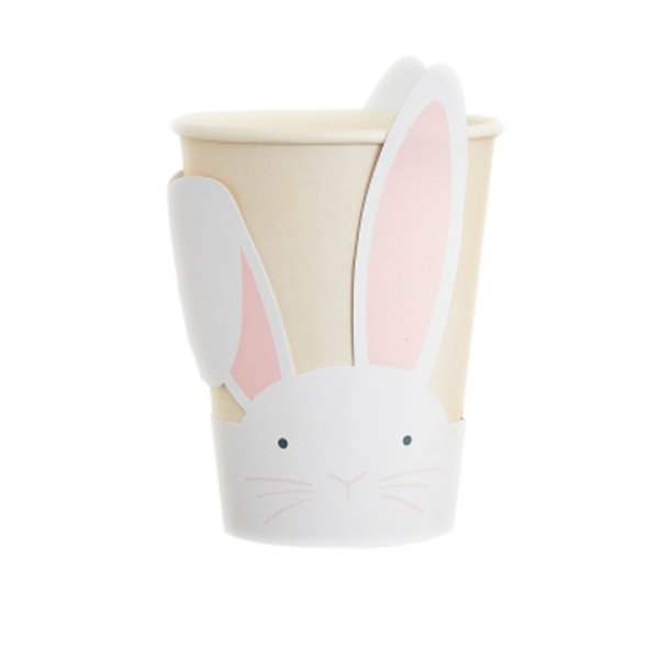 Kanin Kopper Pastel rer / 8 stk. 