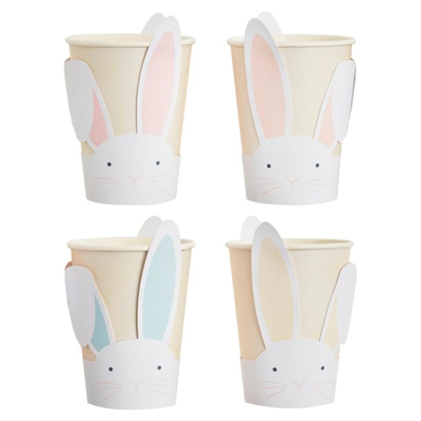 Kanin Kopper Pastel rer / 8 stk. 