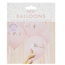 D.I.Y Personlig Tekst Balloner/ 5 Stk. 