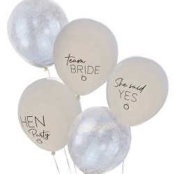 Ballon Buket 'Team Bride' / 5 Stk. 
