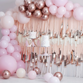 Ballonbue Rosegold-Pink Luksus Mix