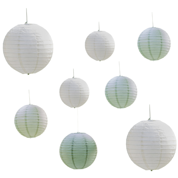 Sage Grnne/ Creme Lanterne Mix