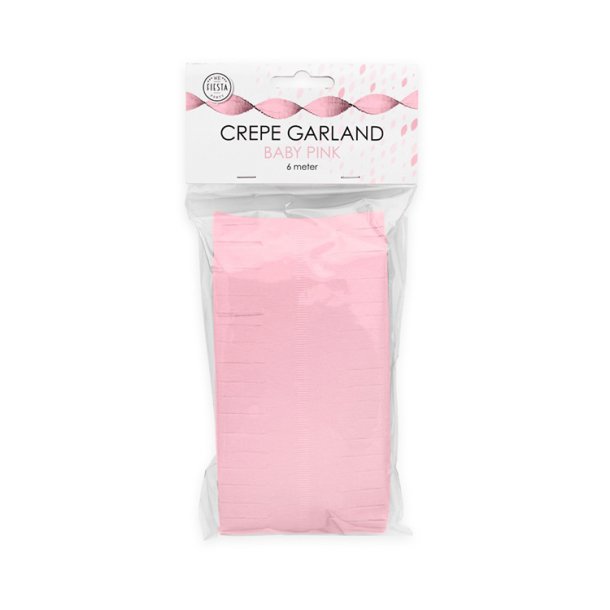 Crepe Guirlande Baby Pink