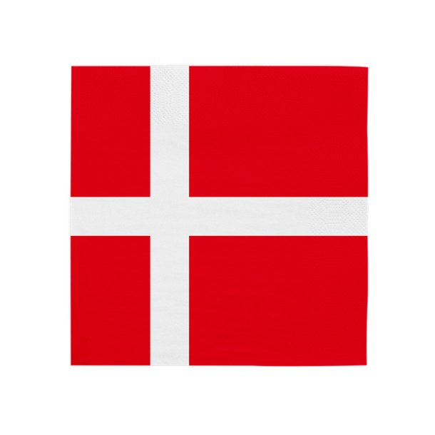 Danmark - Servietter 33 x 33 cm. / 20 stk.