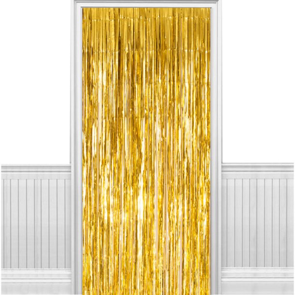 Glimmerforh�ng 100 x 240 cm. / Guld 
