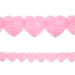 Hjerte Guirlande Baby Pink