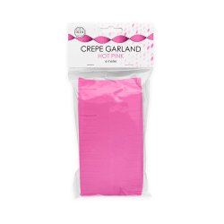 Crepe Guirlande Hot Pink