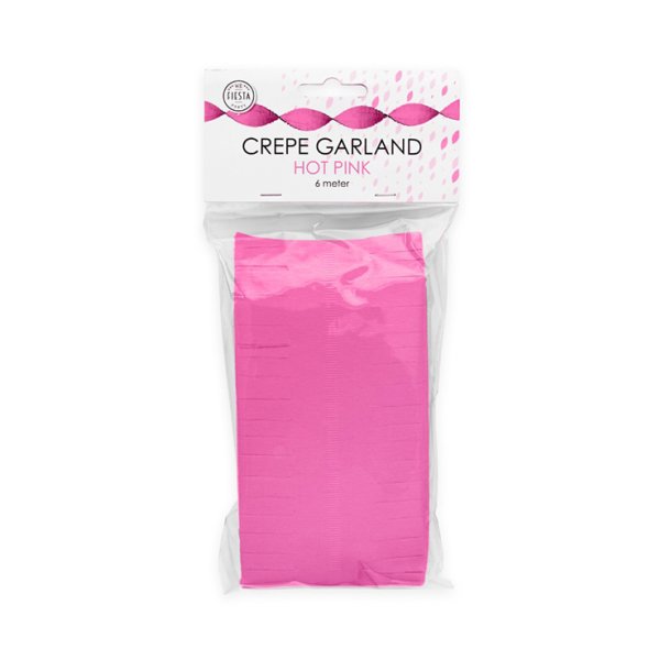 Crepe Guirlande Hot Pink