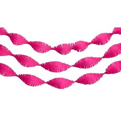 Crepe Guirlande Hot Pink