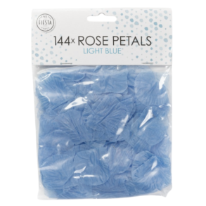 Kunstige Rosenblade 144 stk. / Lysebl