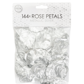 Kunstige Rosenblade 144 stk. / Slv Metallic