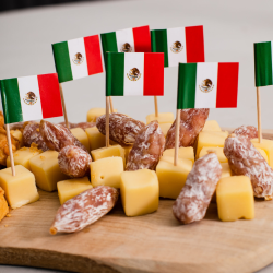 Kageflag Mexicansk Flag/ 50 Stk. 