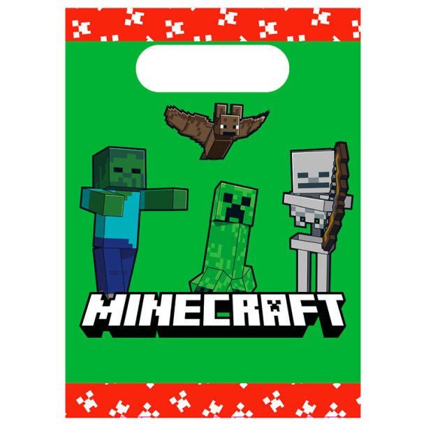 Poser Papir / Minecraft 4 stk.