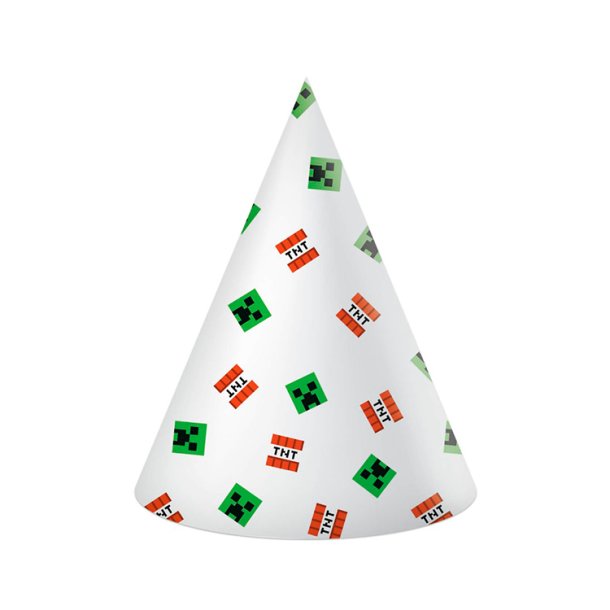 Partyhat / Minecraft 6 stk. 