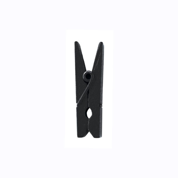 Mini Klemmer - 24 stk. / Sort
