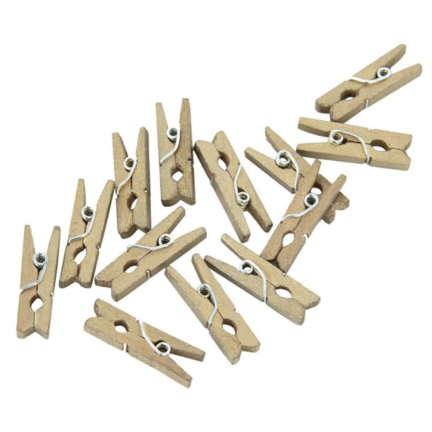 Mini Klemmer - 24 stk. / Guld