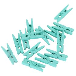 Mini Klemmer - 24 stk. / Mint Grn