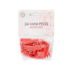 Mini Klemmer - 24 stk. / Rd