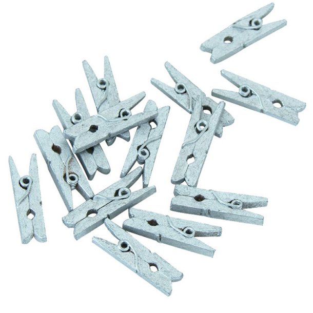 Mini Klemmer - 24 stk. / Slv