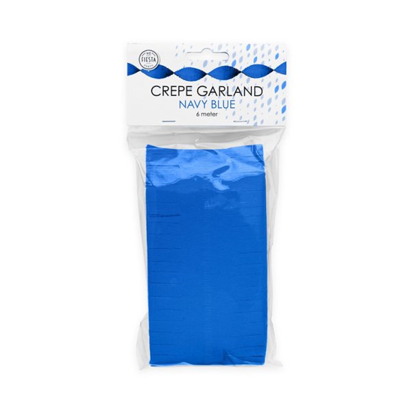 Crepe Guirlande Navy Bl�