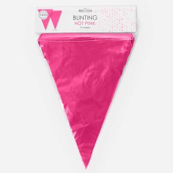 Vimpelbanner Hot Pink 10 m. / Stor