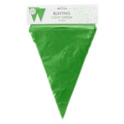 Vimpelbanner Lys Gr�n 10 m. / Stor