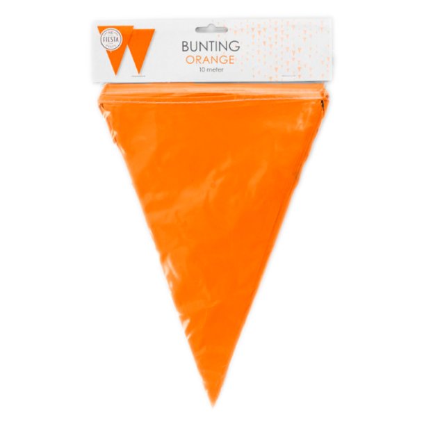 Vimpelbanner Orange 10 m. / Stor