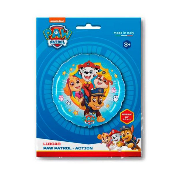 Paw Patrol Rund Folieballon 