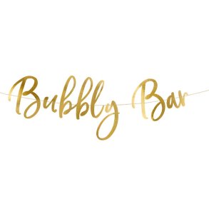 Bubbly Bar Guirlande/Guld
