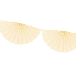 Fane Guirlande Creme Str. 30 Cm./ 3 m.