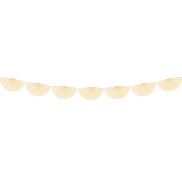 Fane Guirlande Creme Str. 30 Cm./ 3 m.