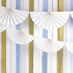 Fane Guirlande Hvid Str. 30 Cm./ 3 m.