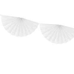 Fane Guirlande Hvid Str. 30 Cm./ 3 m.