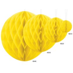 Honeycomb / Papirkugle Gul