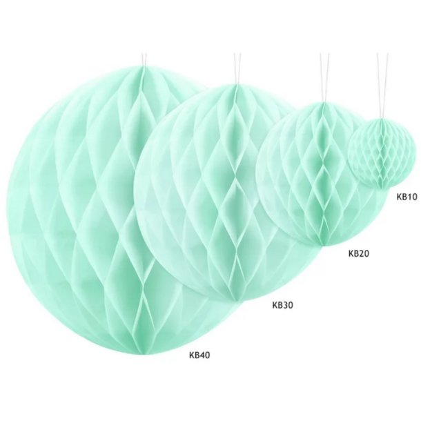 Honeycomb / Papirkugle Mint