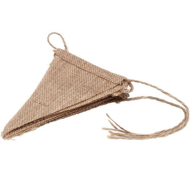 Jute Hessian Flag m. 12 Vimpler