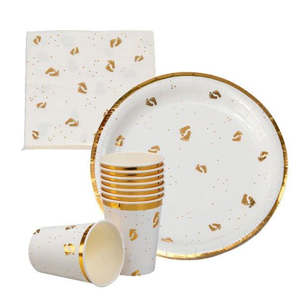 Guld Babyfdder - Papkrus / 8 stk. 