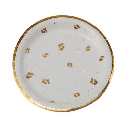 Guld Babyfdder - Tallerkner 23 cm. / 8 stk. 